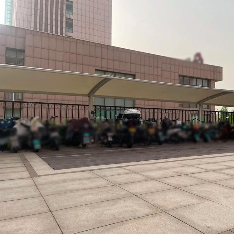 聂拉木县膜结构电动车棚